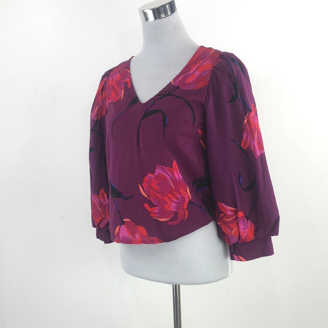 Blusa Morado de Flores A New Day