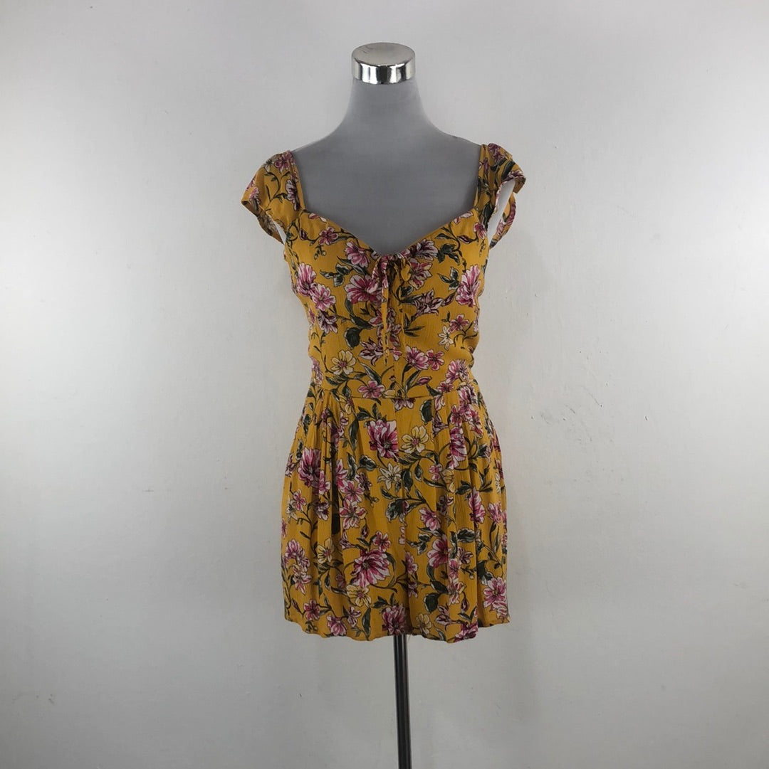 Enterizo Amarillo de Flores Xhilaration