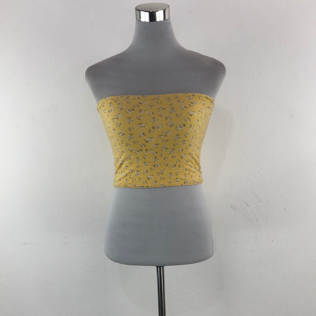 Top Amarillo de Flores Hollister