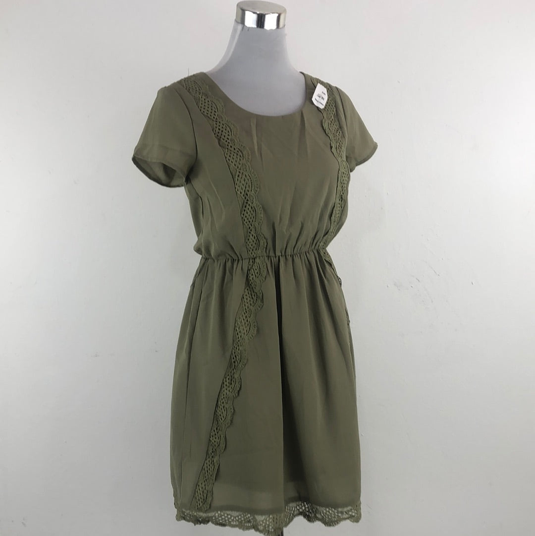 Vestido Verde Militar Doe Rae