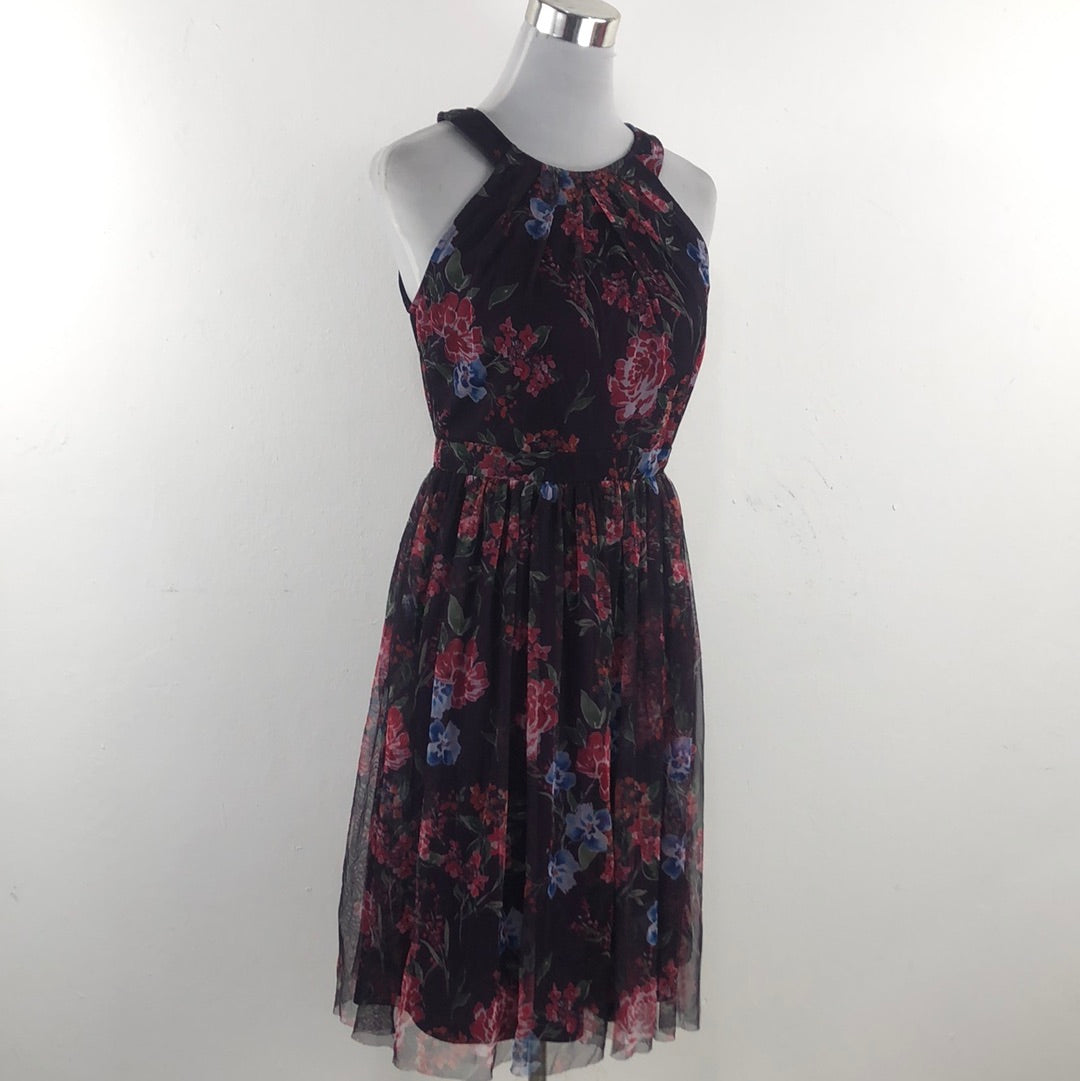 Vestido Morado de Flores Candalite Petite