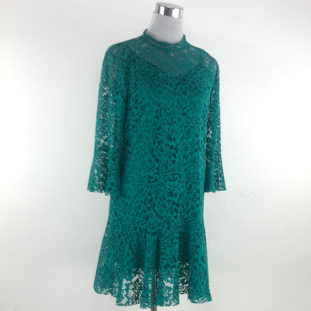 Vestido Verde Zara Woman
