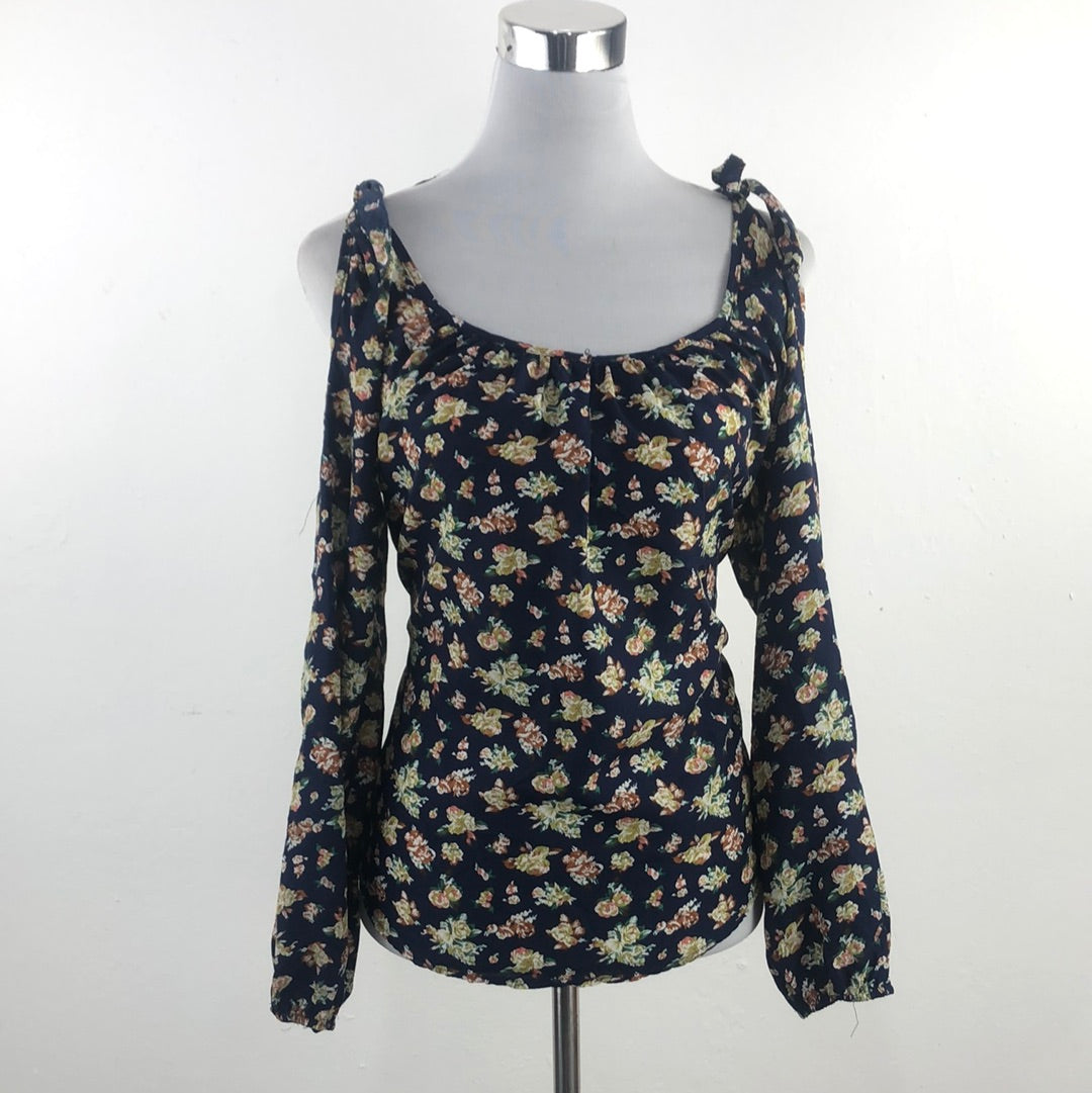 Blusa Azul Marino de Flores JNCO