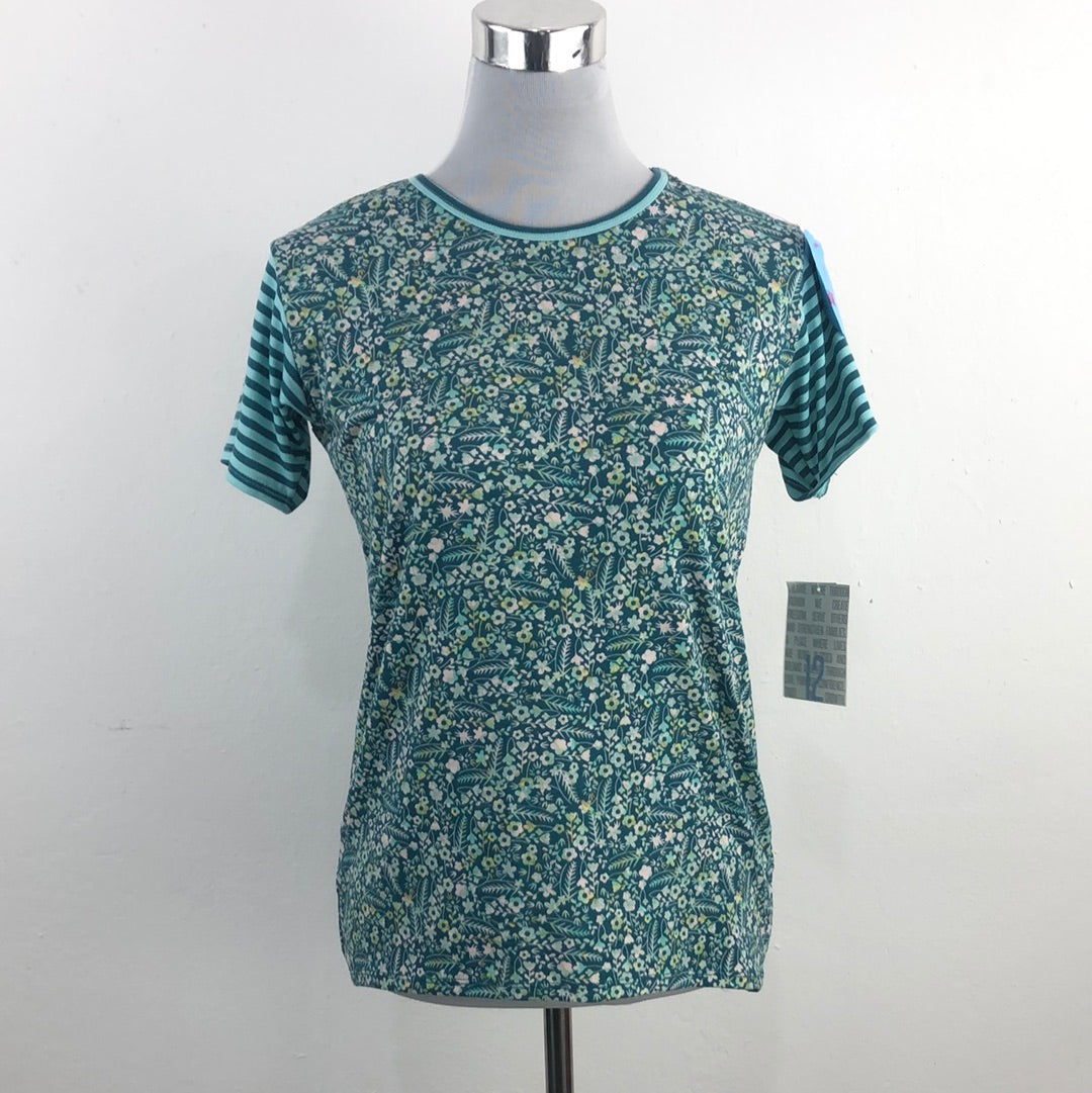 Blusa Verde de Flores Lula Roe