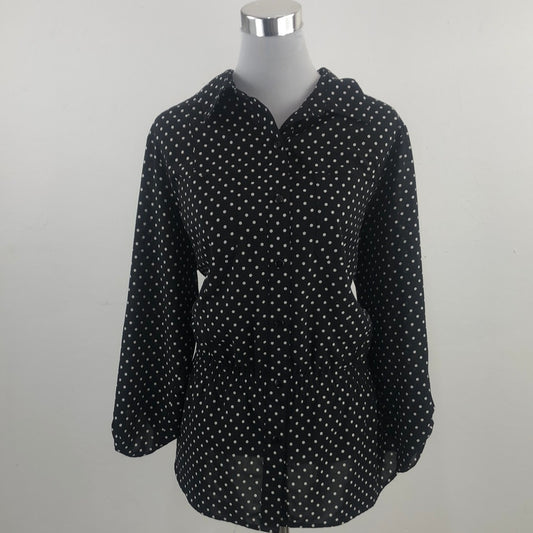 Blusa Negro de Lunares Notations