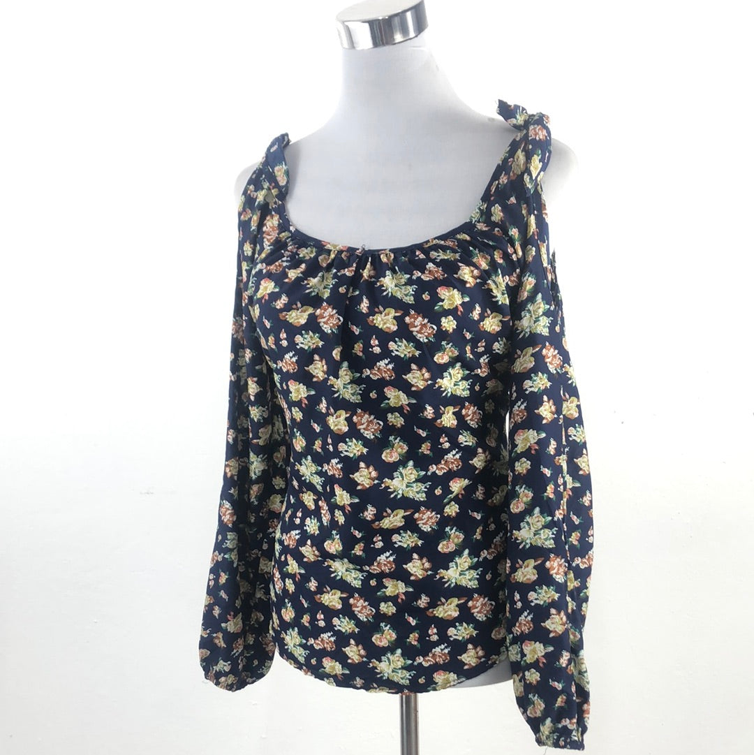 Blusa Azul Marino de Flores JNCO