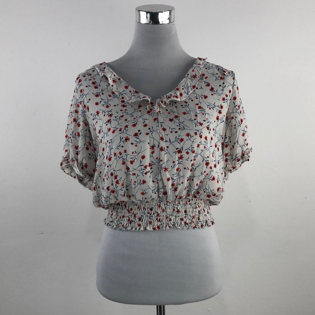 Blusa Blanco de Flores Sienna Sky