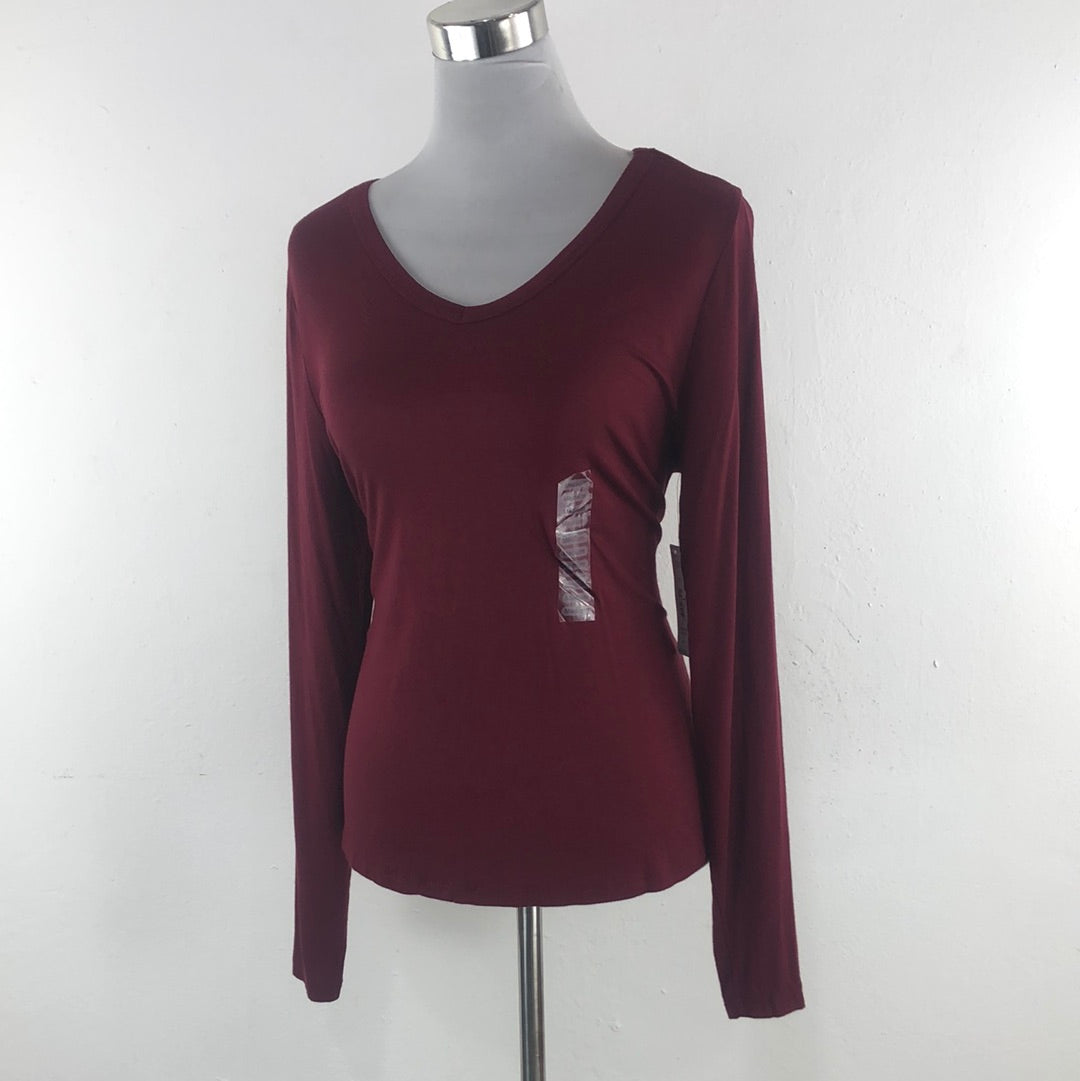 Blusa Rojo Vino Justify