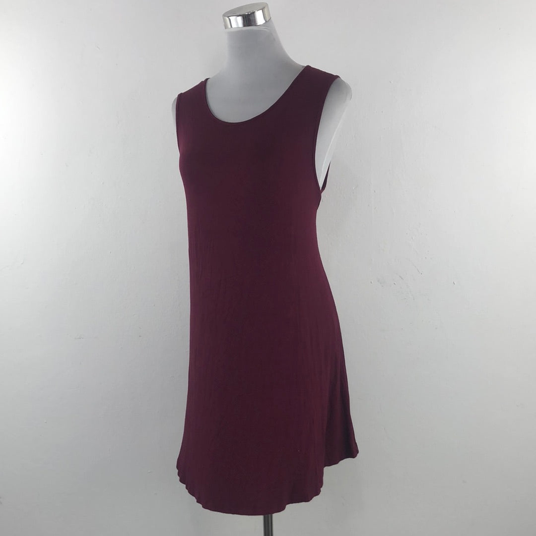 Vestido Rojo Vino Piko Green Earth Fashion