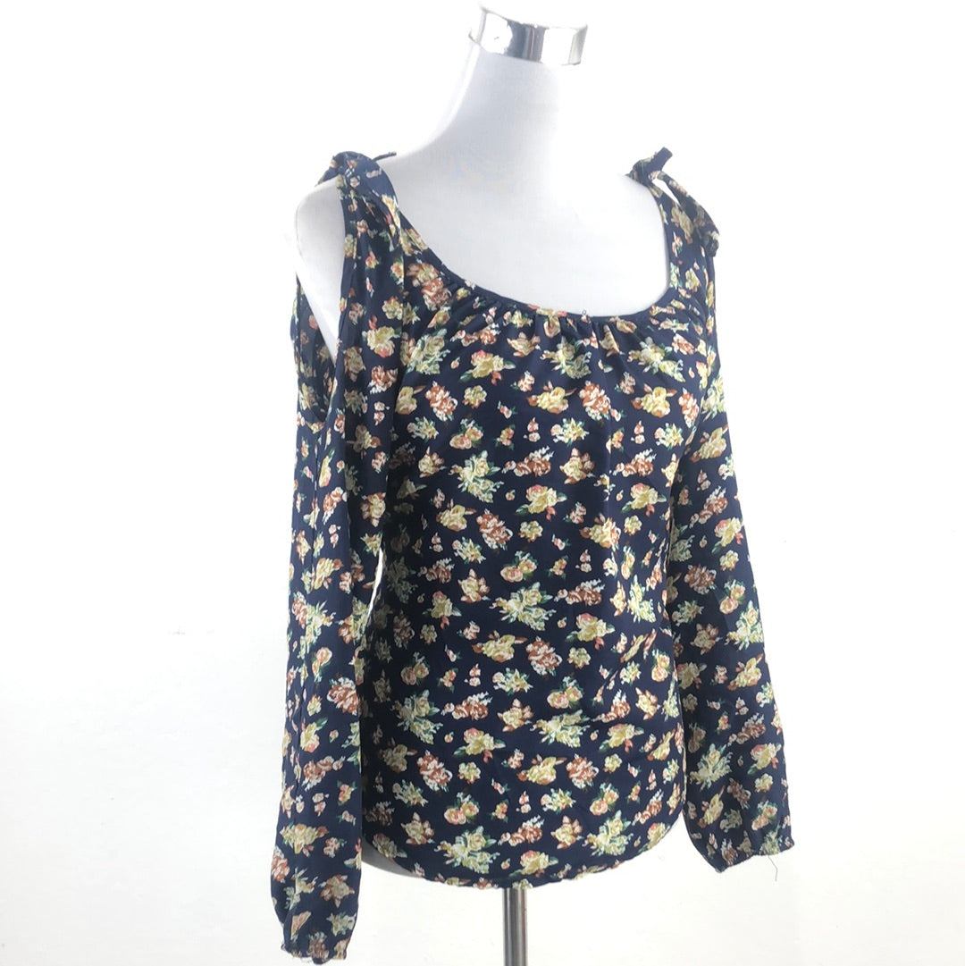 Blusa Azul Marino de Flores JNCO