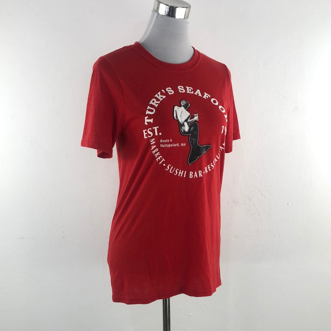 Camiseta de Mujer Rojo Gildan