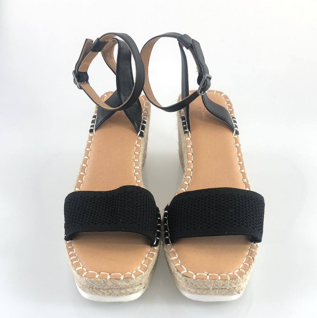 Zapatilla Negro Comfort Vintage