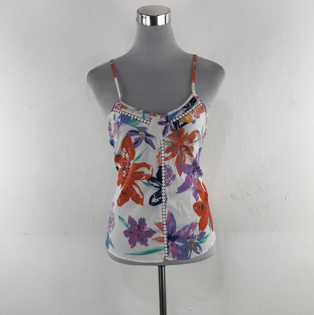 Blusa Blanco de Flores Jessica Simpson