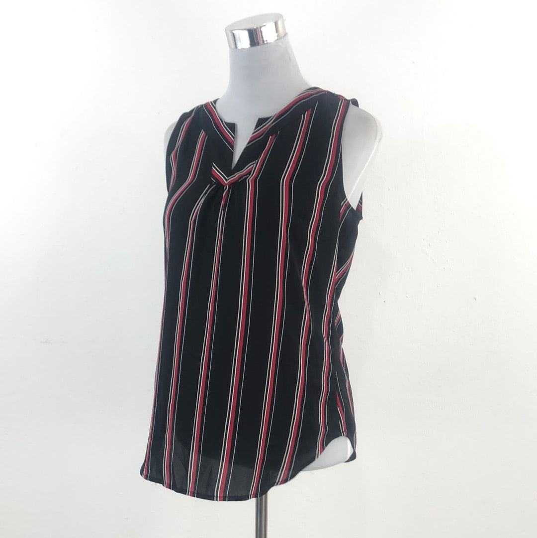 Blusa Negro de Raya Van Heusen