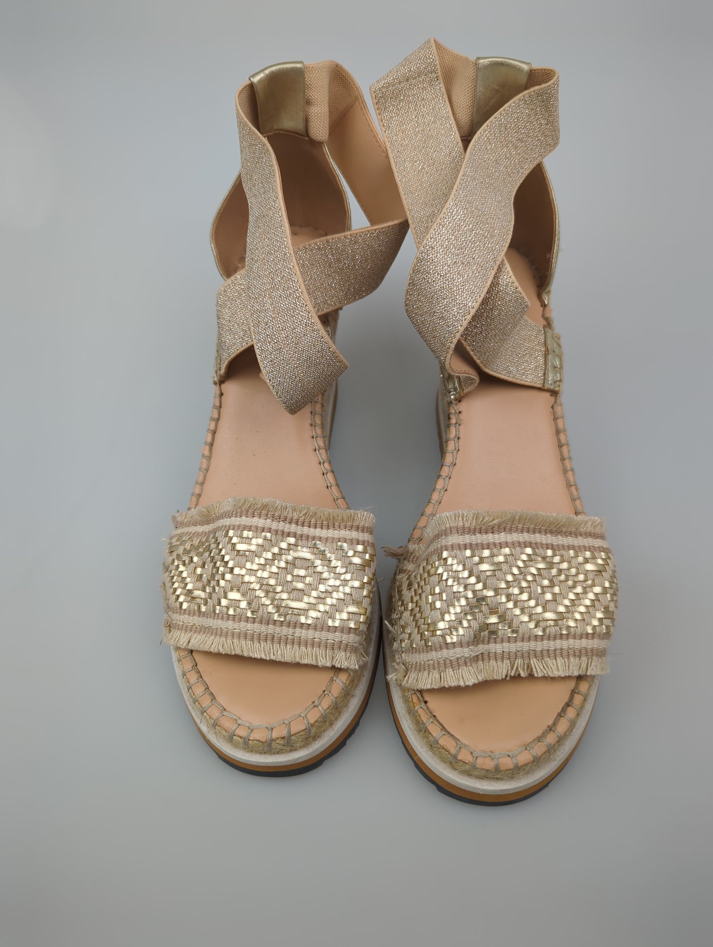 Zapatilla Dorado Plataforma Tommy Hilfiger