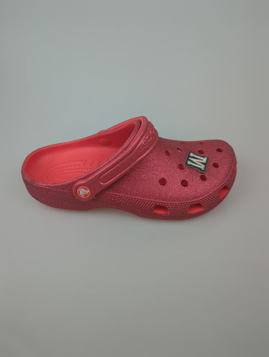 Sandalia Rojo de Brillo Crocs