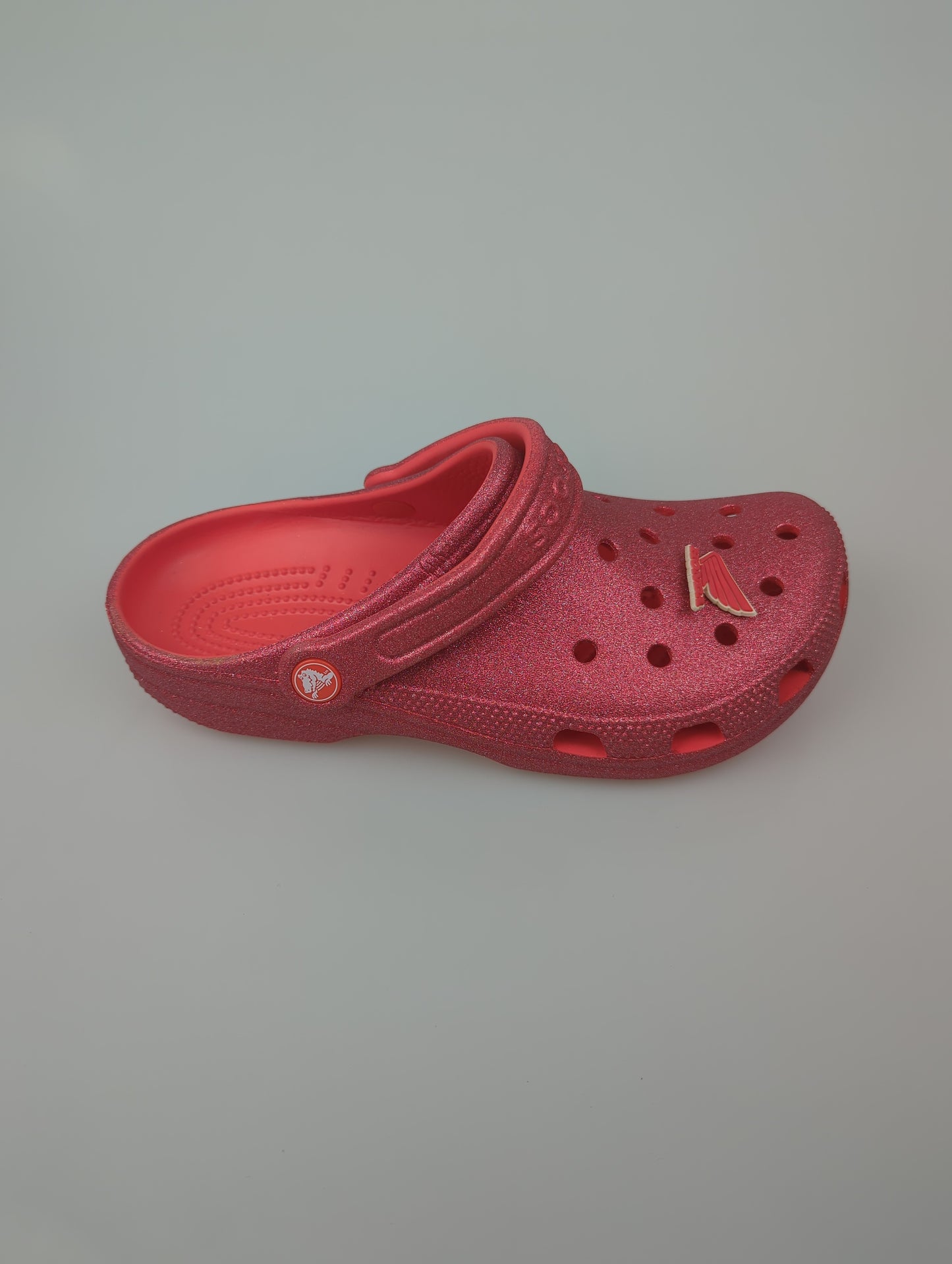 Sandalia Rojo de Brillo Crocs