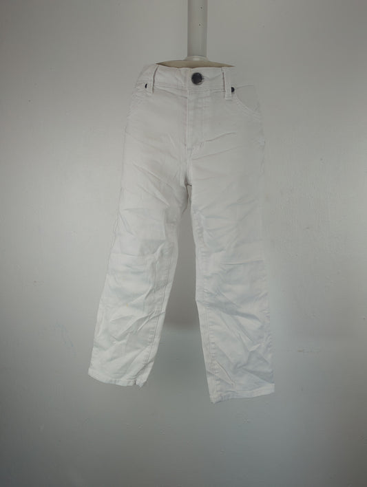 Pantalon Capri Blanco Jean Leonim