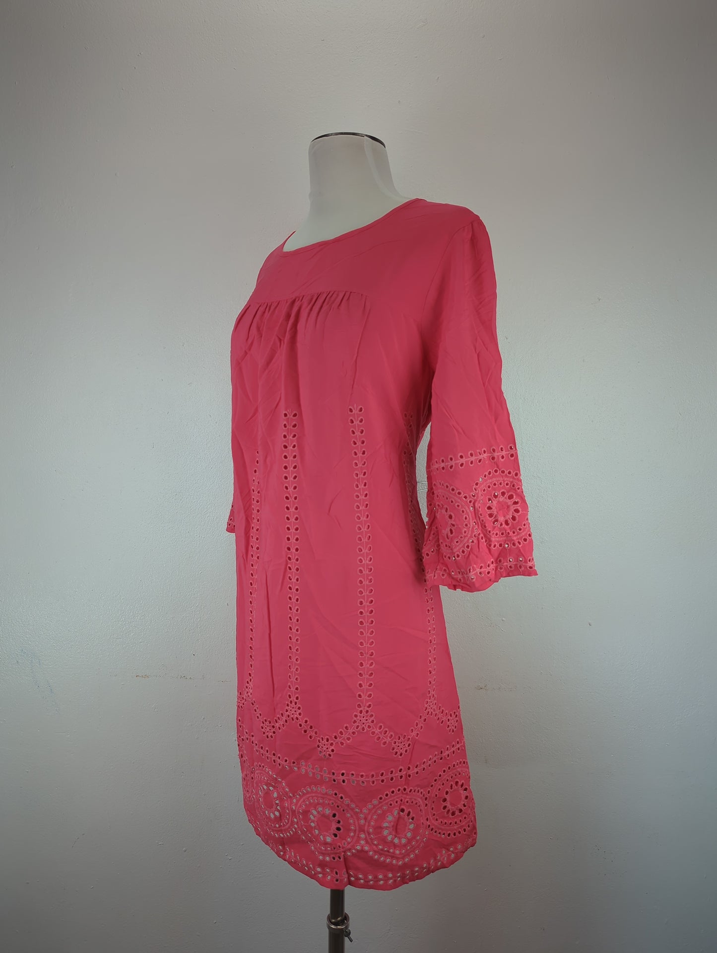 Vestido Rosado Floral Crown Ivy