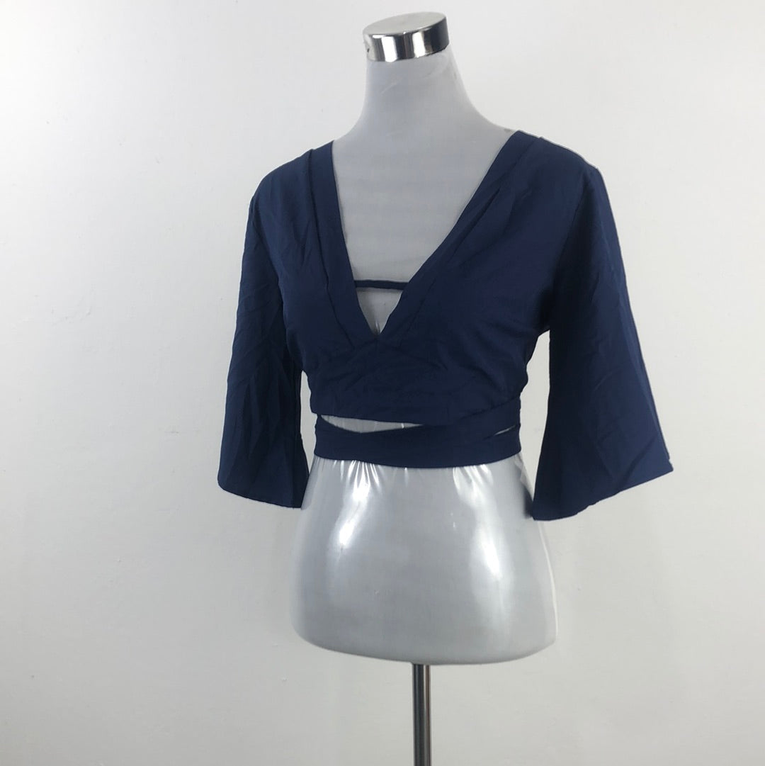 Blusa Azul Marino Shein