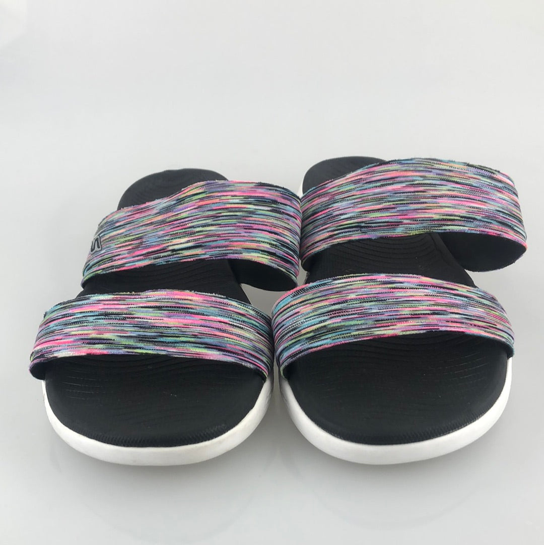 Sandalia Negro Skechers Goga Mat