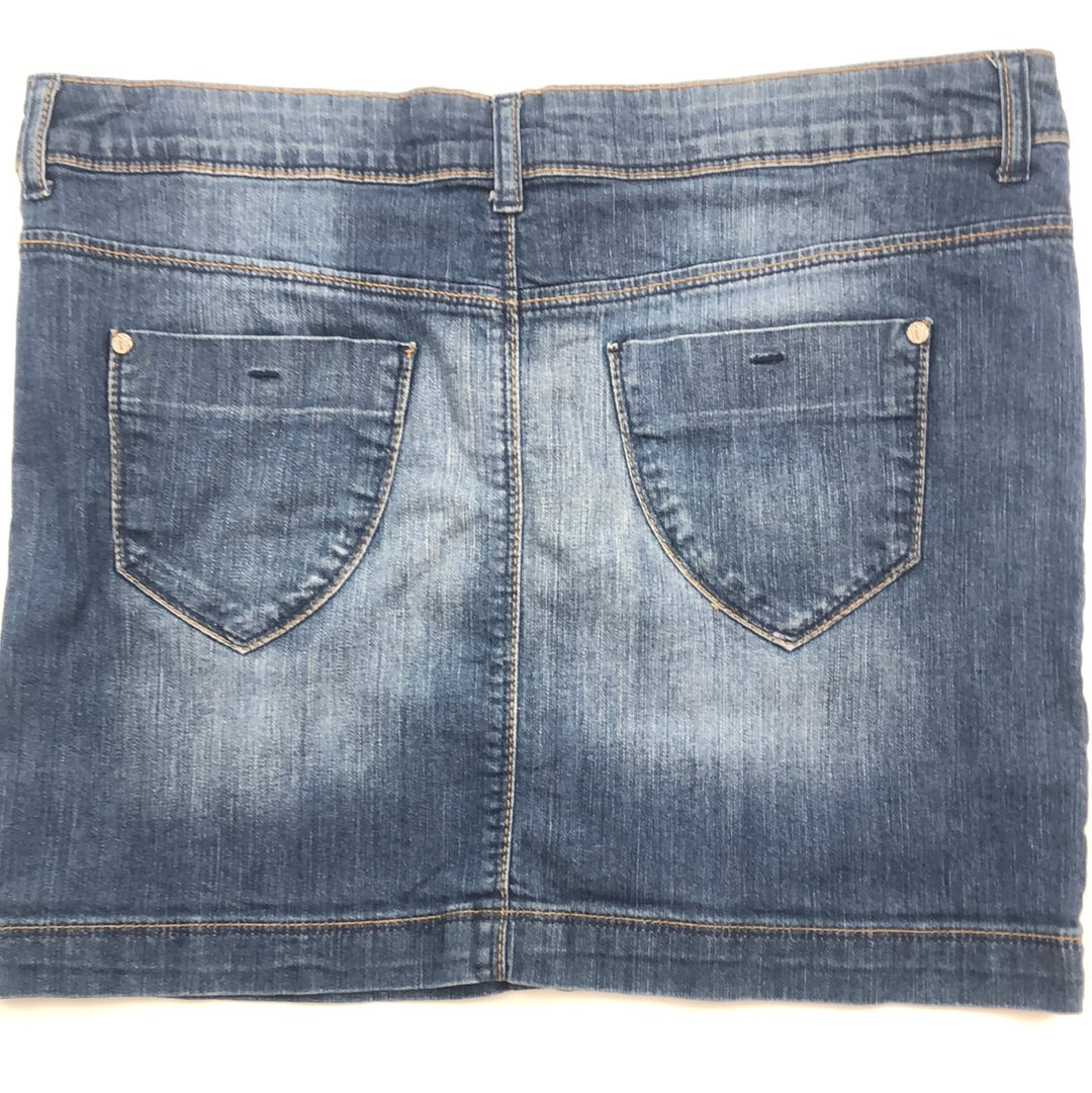 Falda Corta Jeans Clockhouse