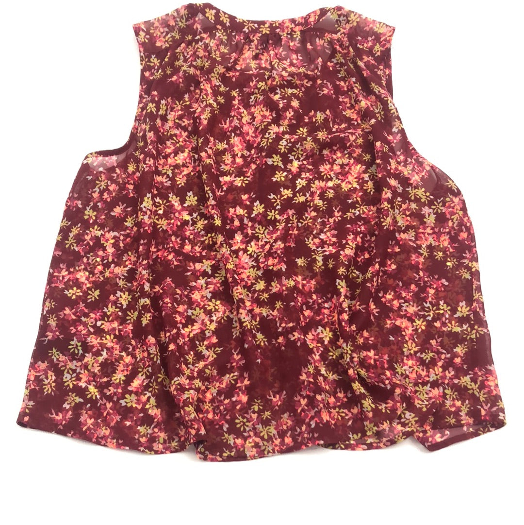 Blusa Rojo de Flores Express