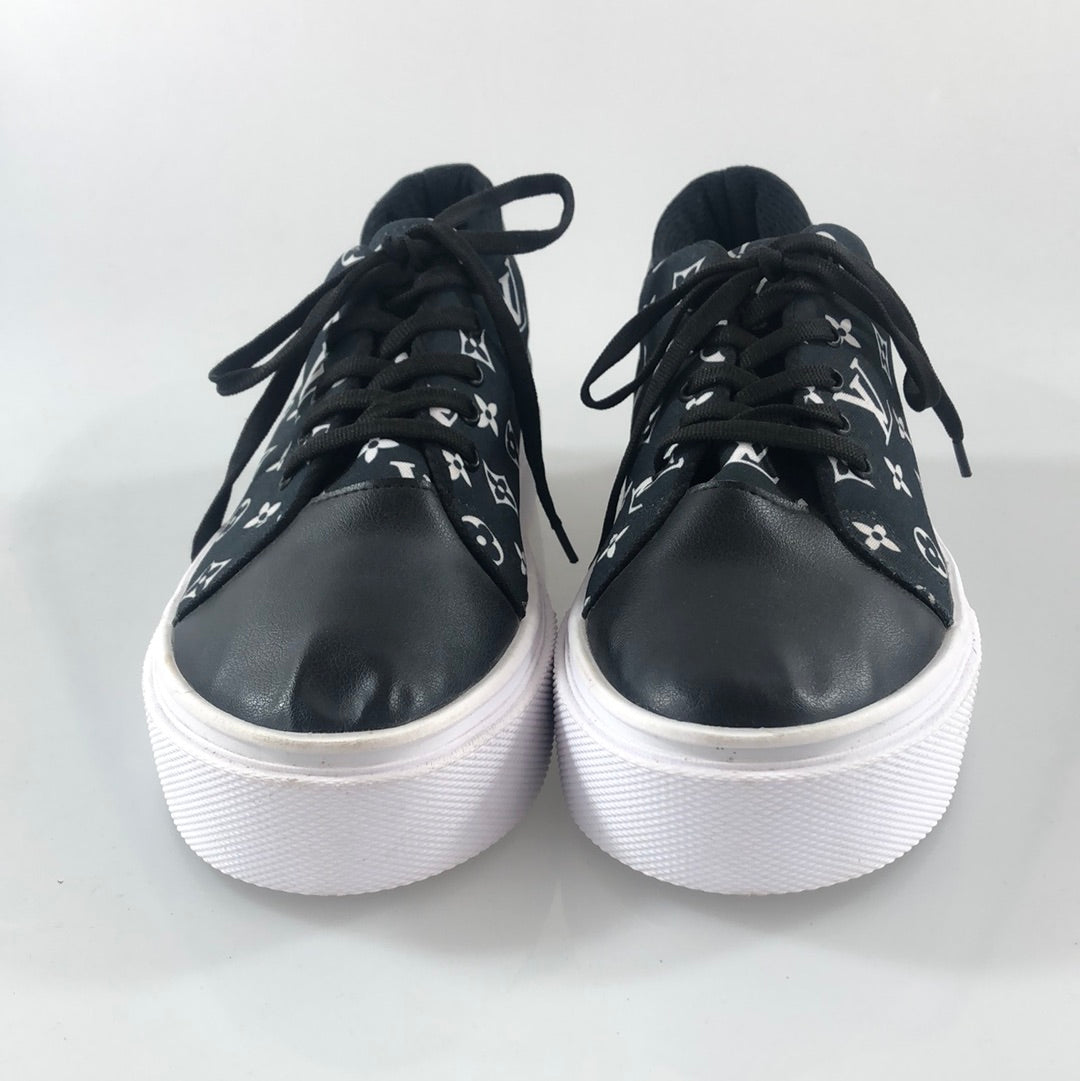Calzado elegante negro louis vuiton