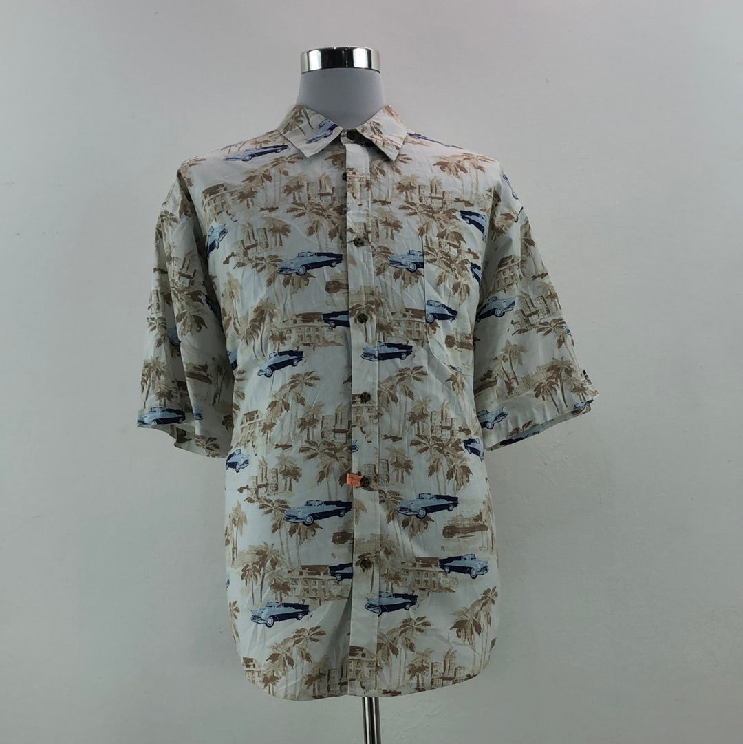 Camisa para Hombre Hawai Marron Purritan