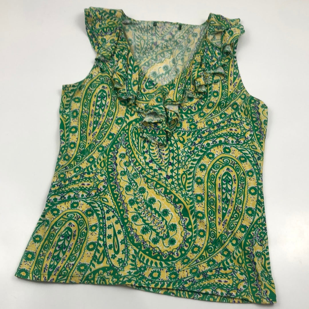 Blusa Verde de Flores