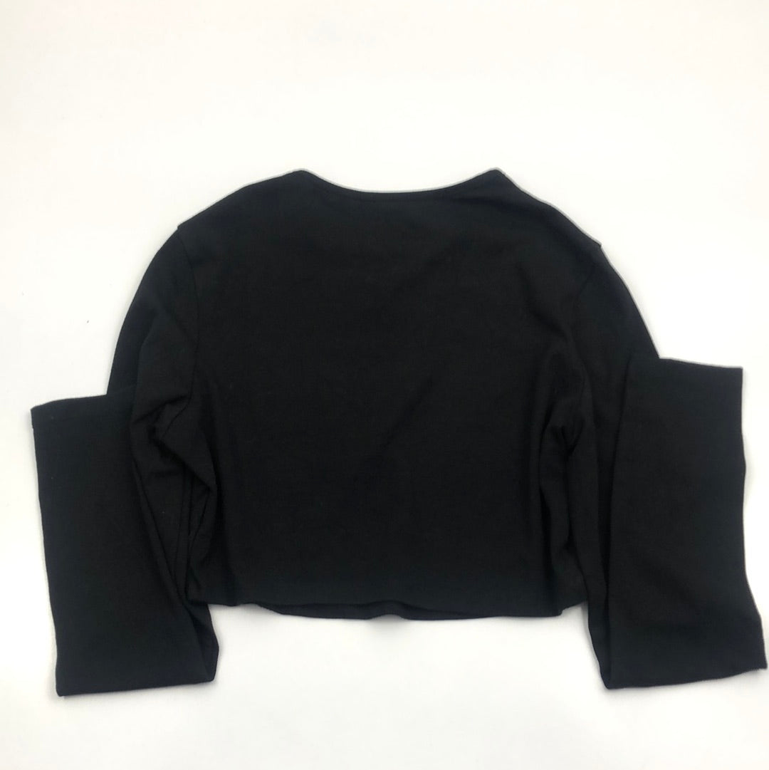 Top Manga Larga Negro Shein