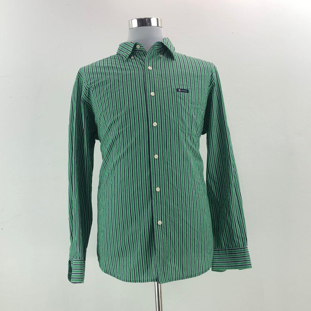 Camisa para Hombre de Raya Verde Chaps