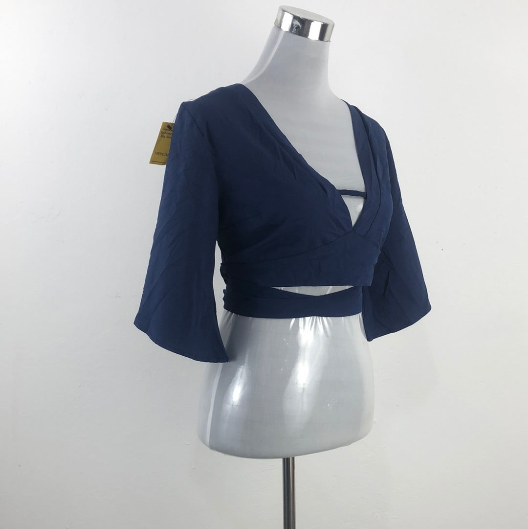Blusa Azul Marino Shein
