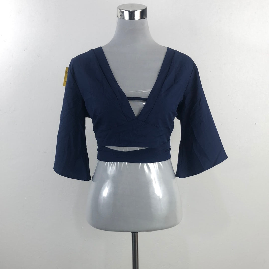 Blusa Azul Marino Shein