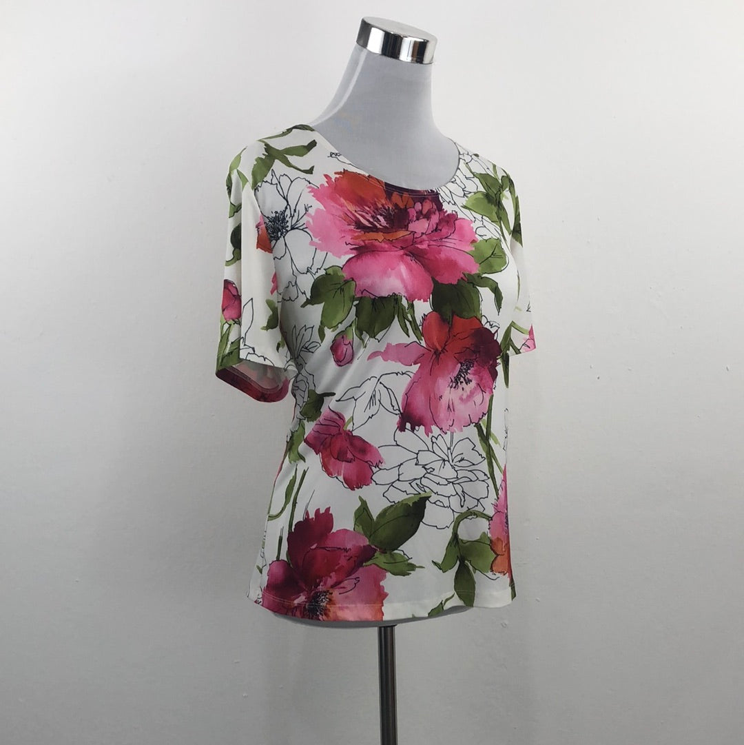 Blusa Blanco de Flores
