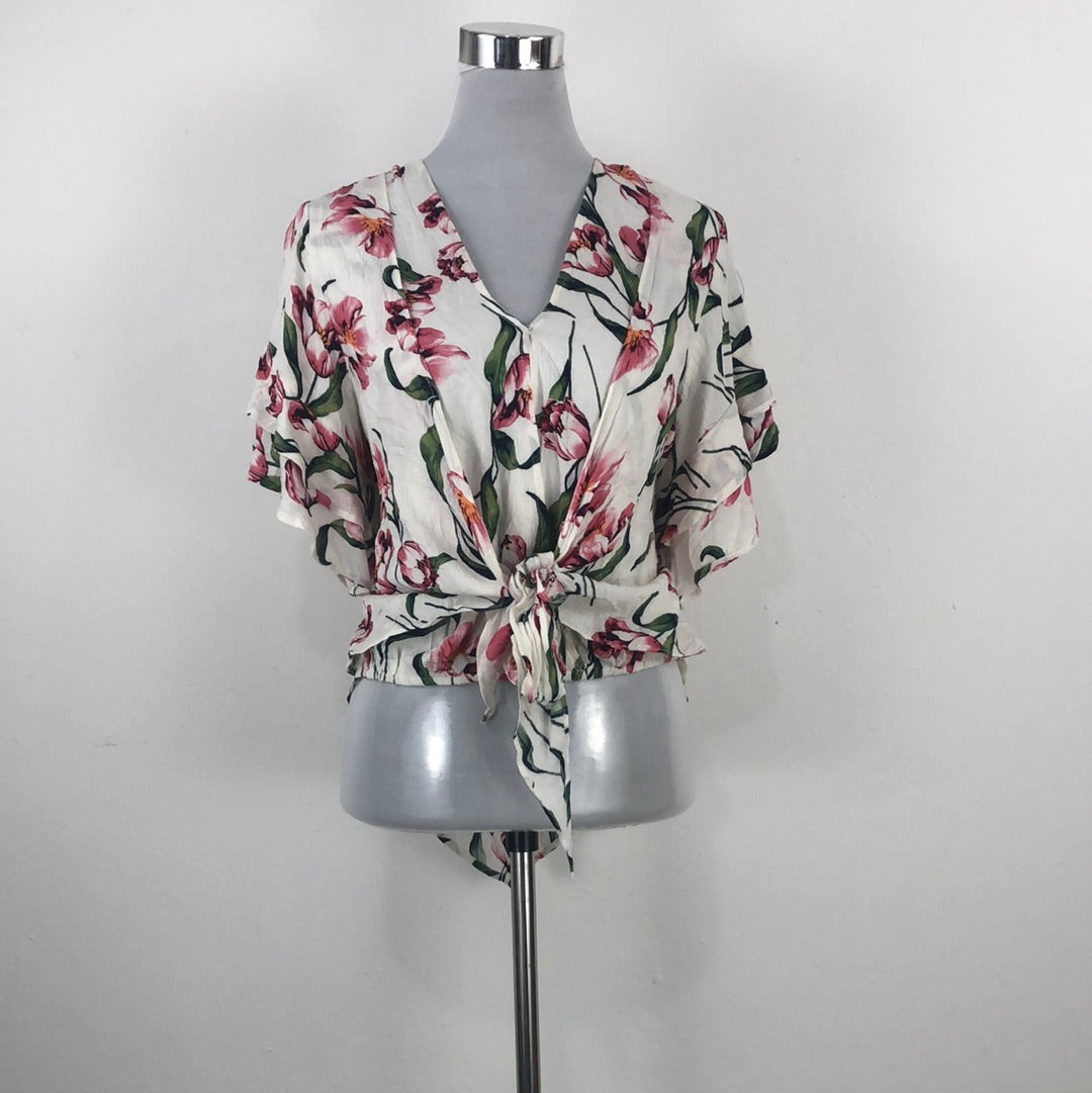 Blusa Blanco de Flores Umgee