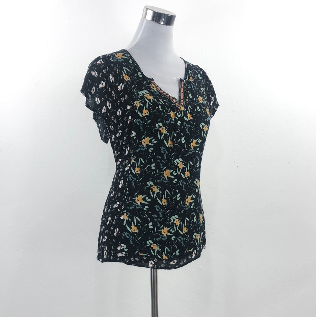 Blusa Negro de Flores DR2