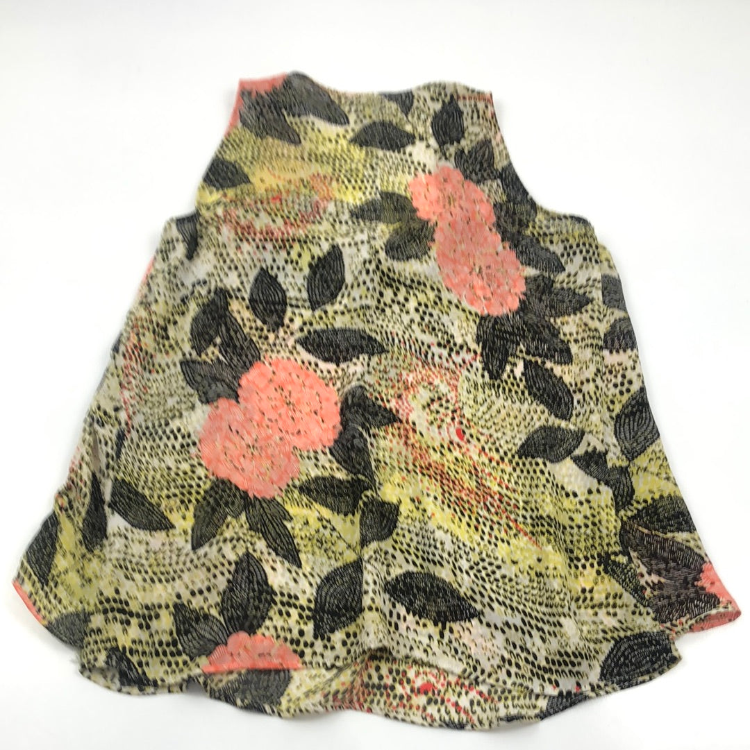 Blusa Crema de Flores Ann Taylor