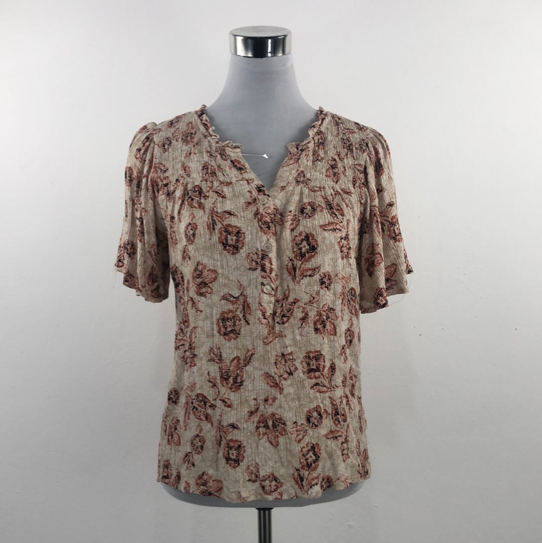 Blusa Crema de Flores Maurices