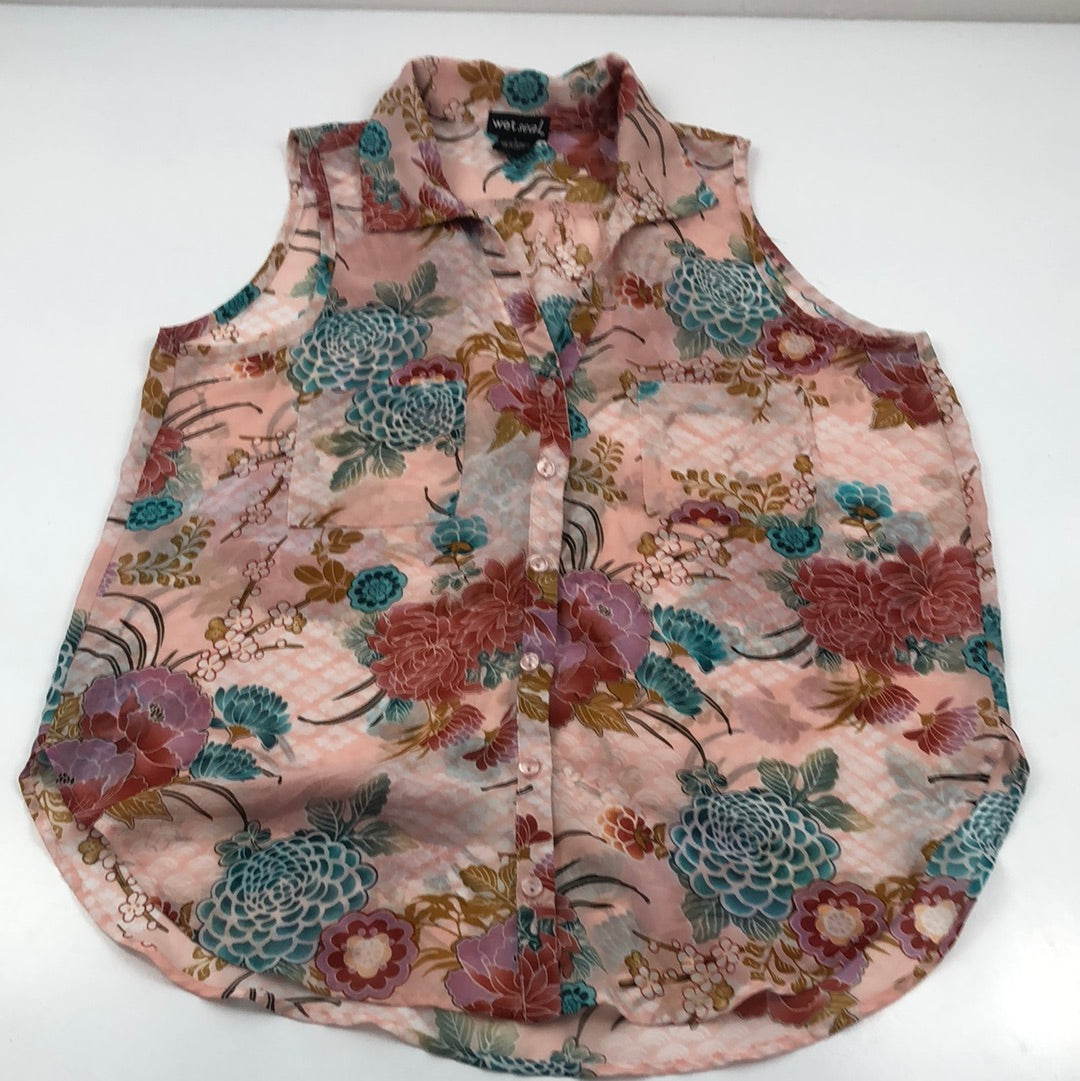 Blusa Rosado de Flores Wets Seal