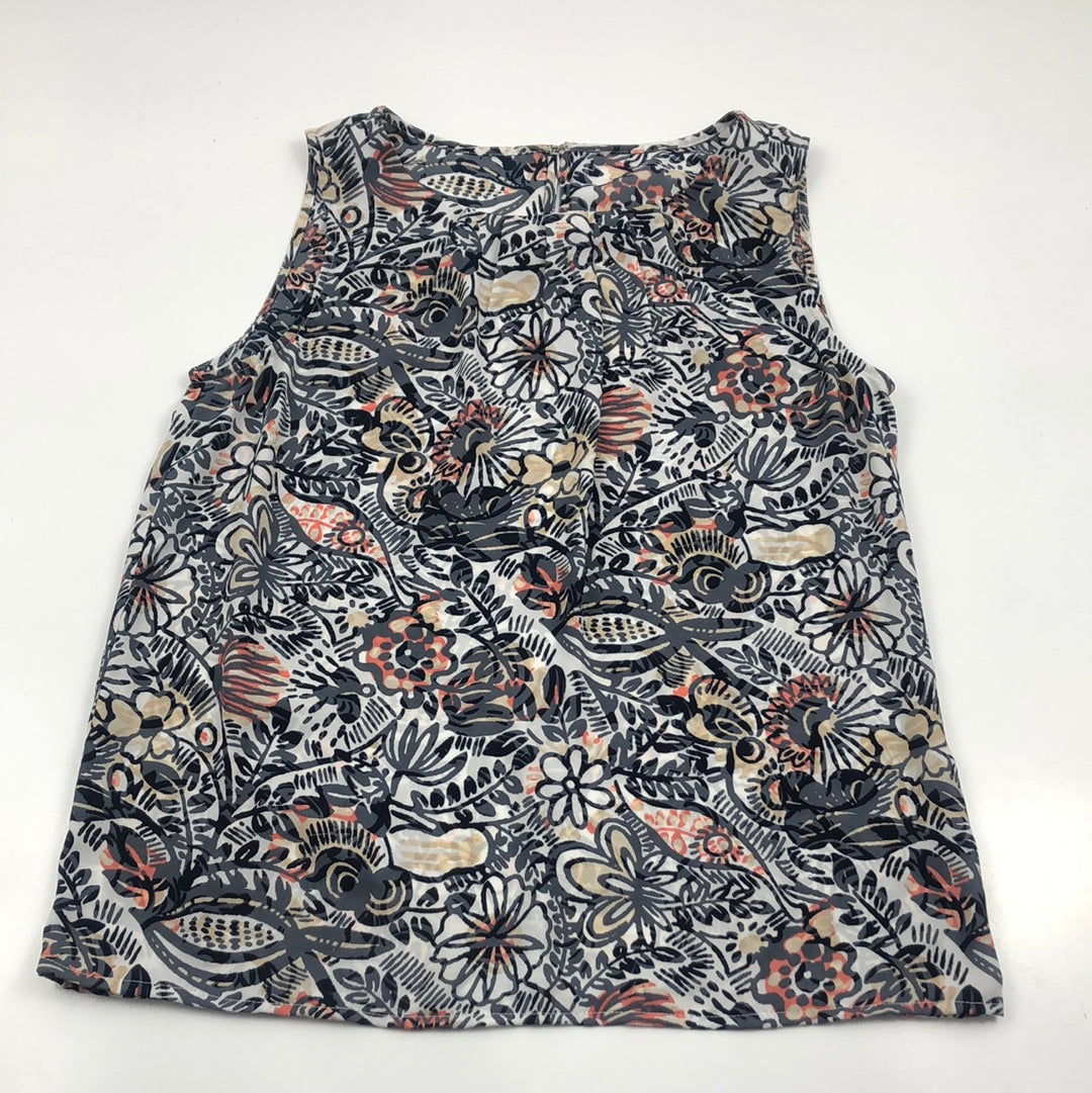 Blusa Azul de Flores
