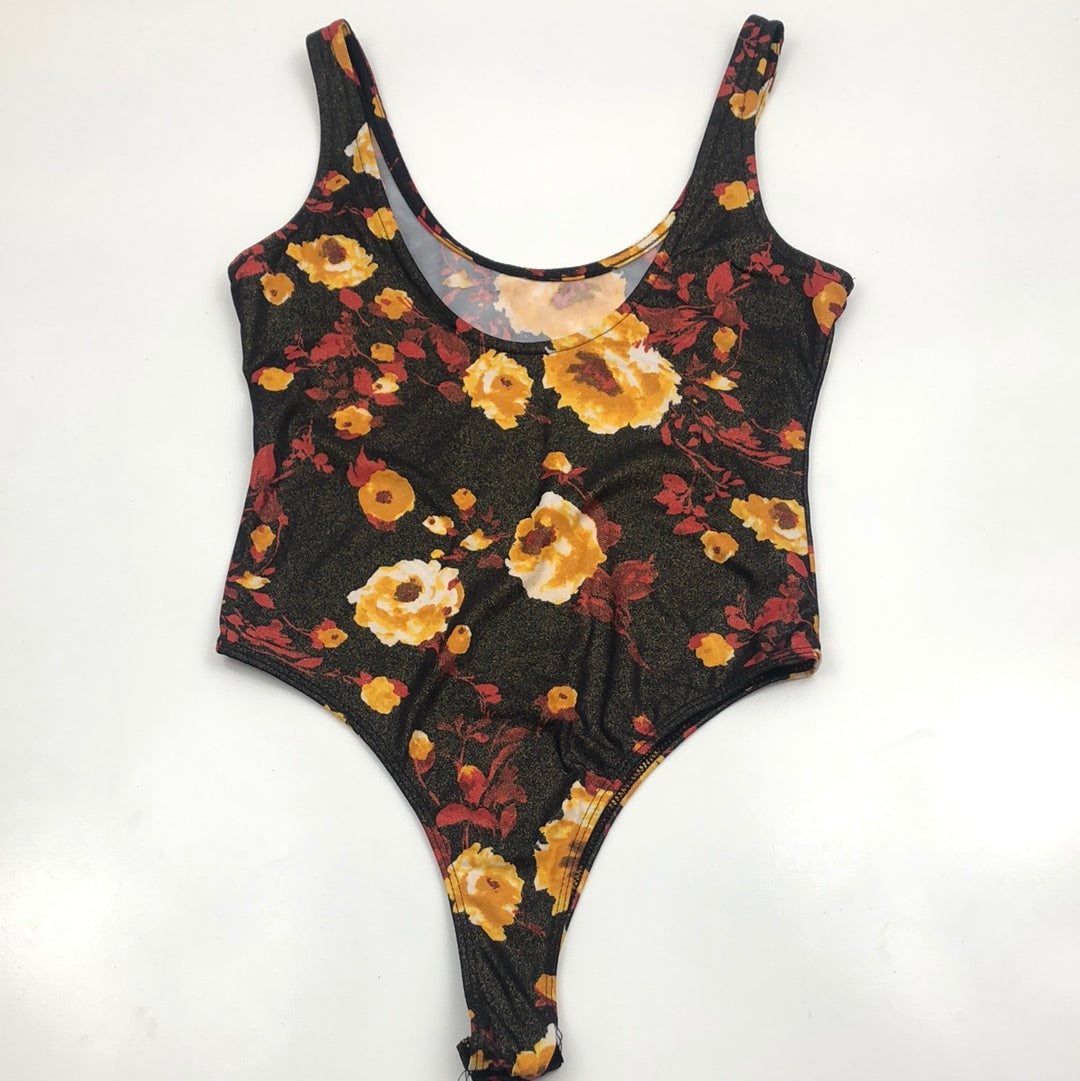 Body Dorado de Flores Polly Esther