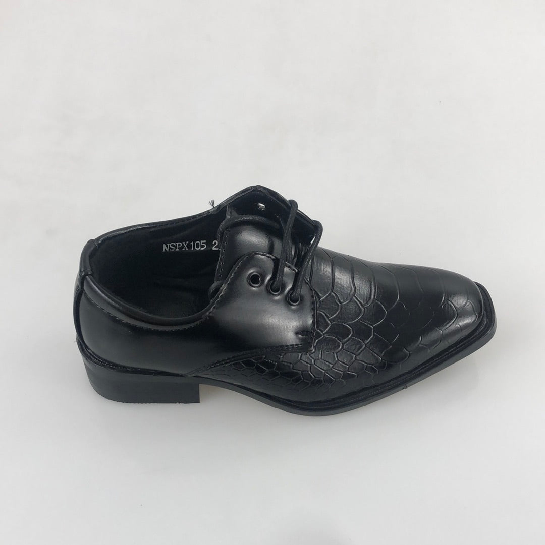 Zapatos Escolar de Niños Negro Evergren