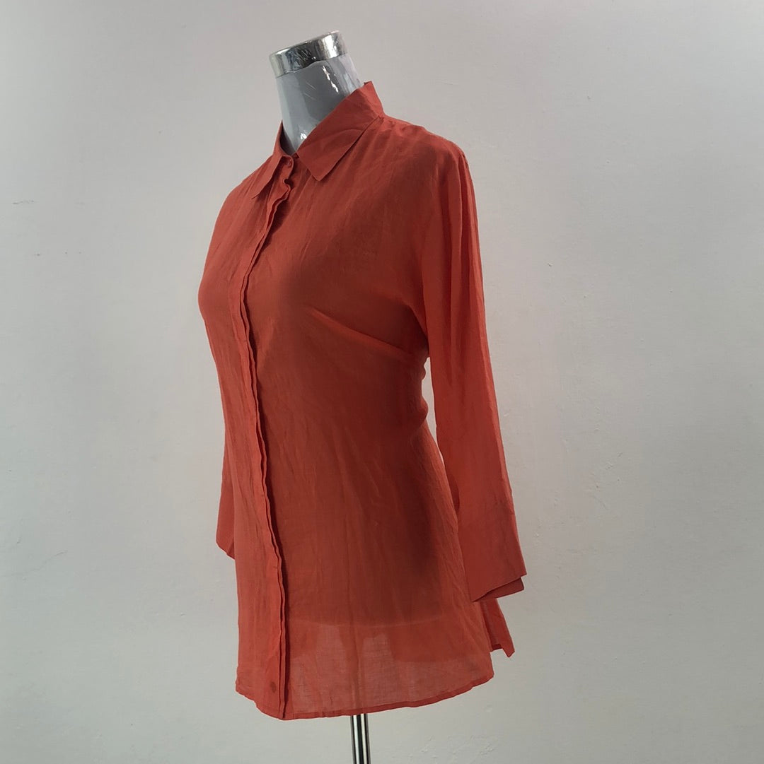 Camisa de Mujer Naranja Chico