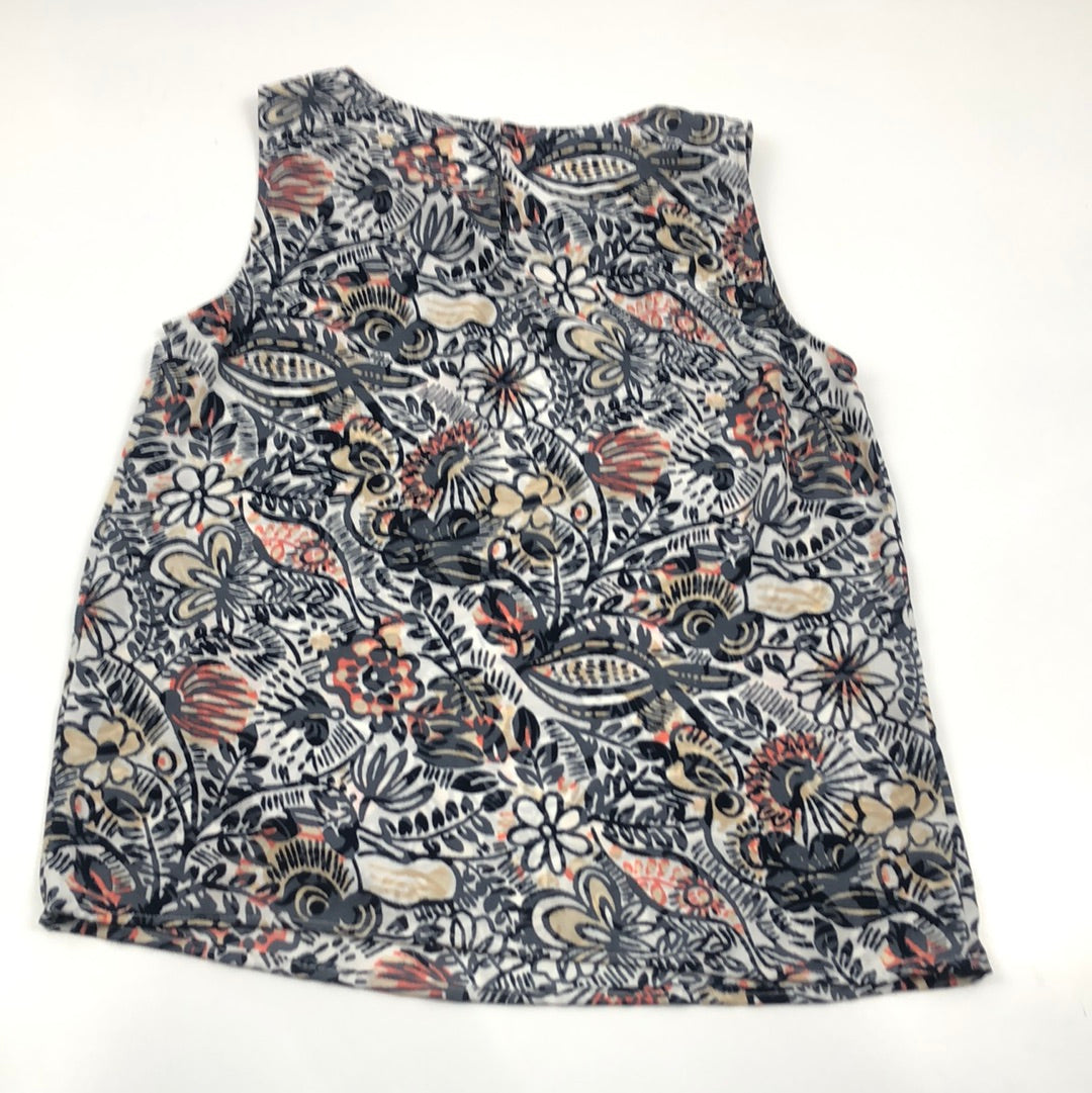 Blusa Azul de Flores