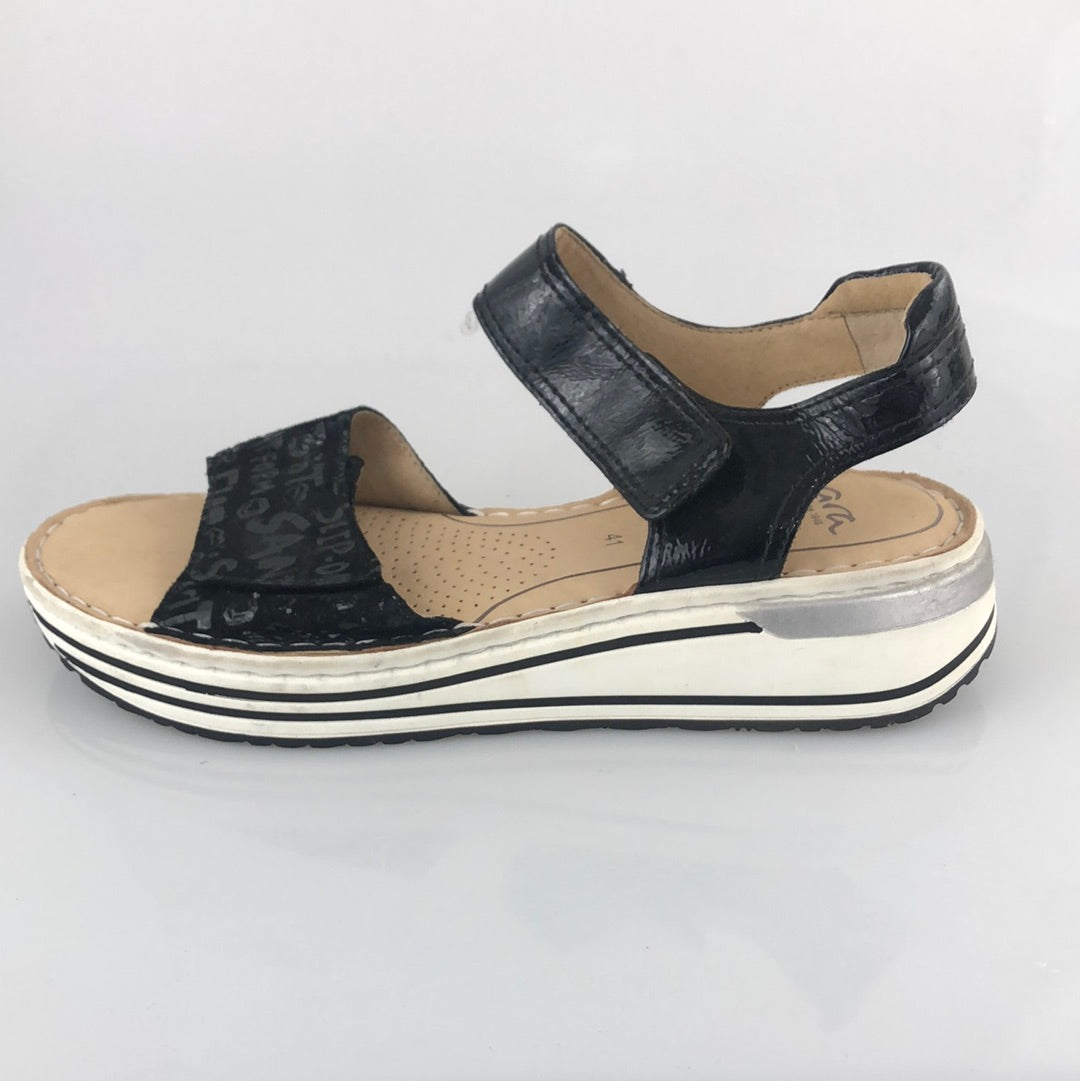 Sandalias Negro High Soft