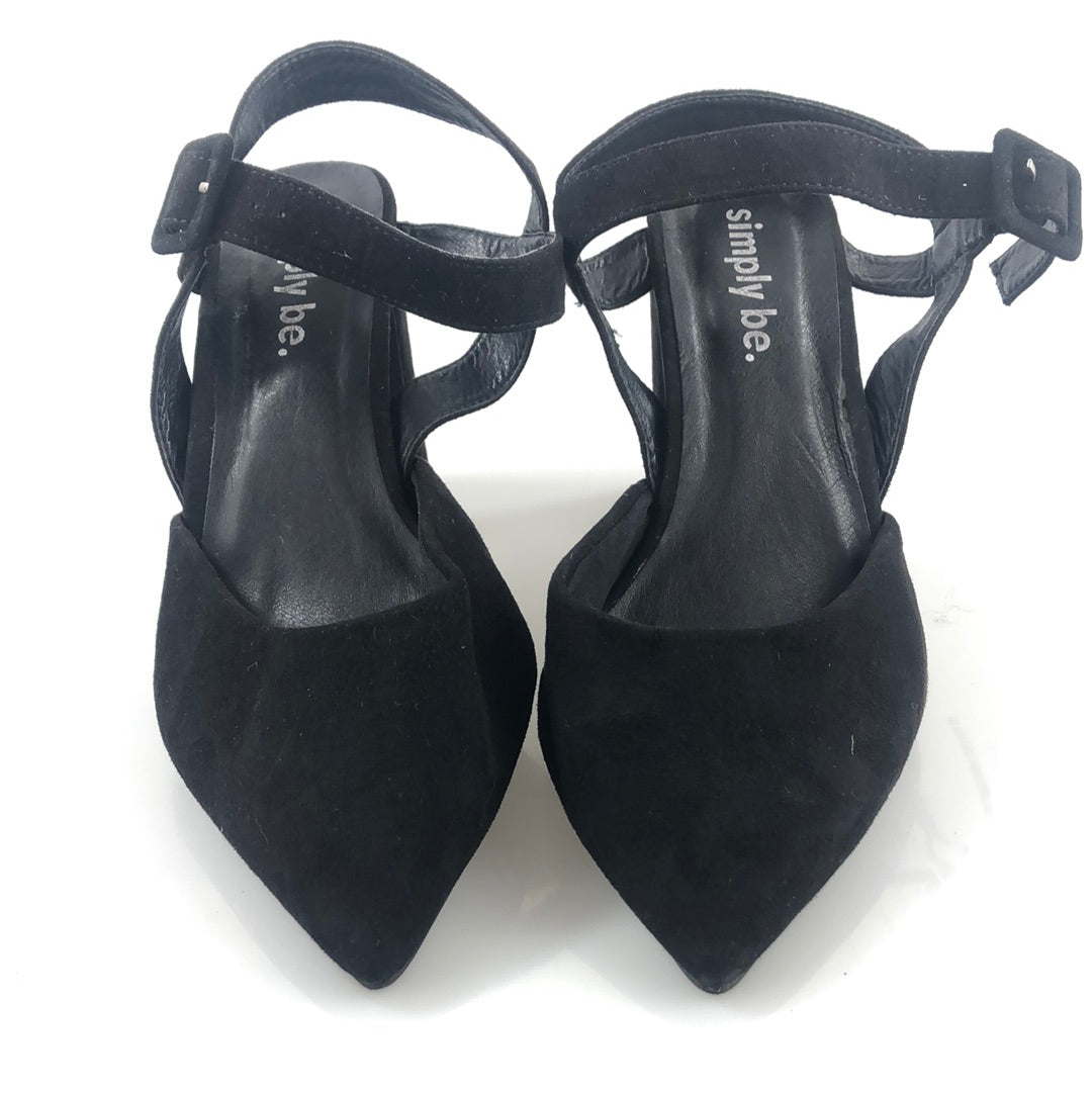Zapatilla Negro Simply Be