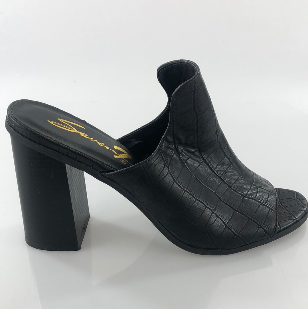 Zapatilla Negro Seven7