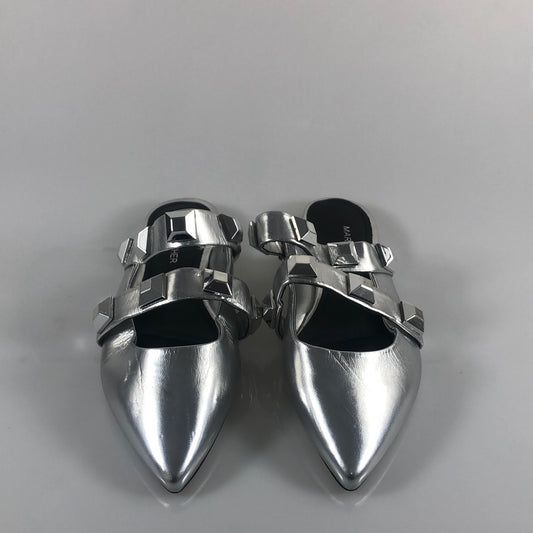 Zuecos Plateado Marc Fisher