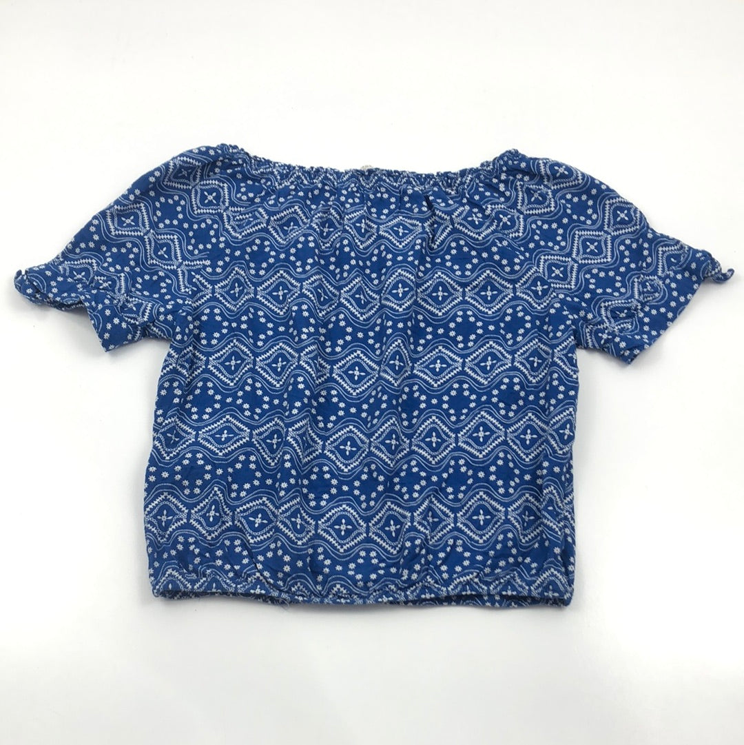 Blusa Azul de Flores HM